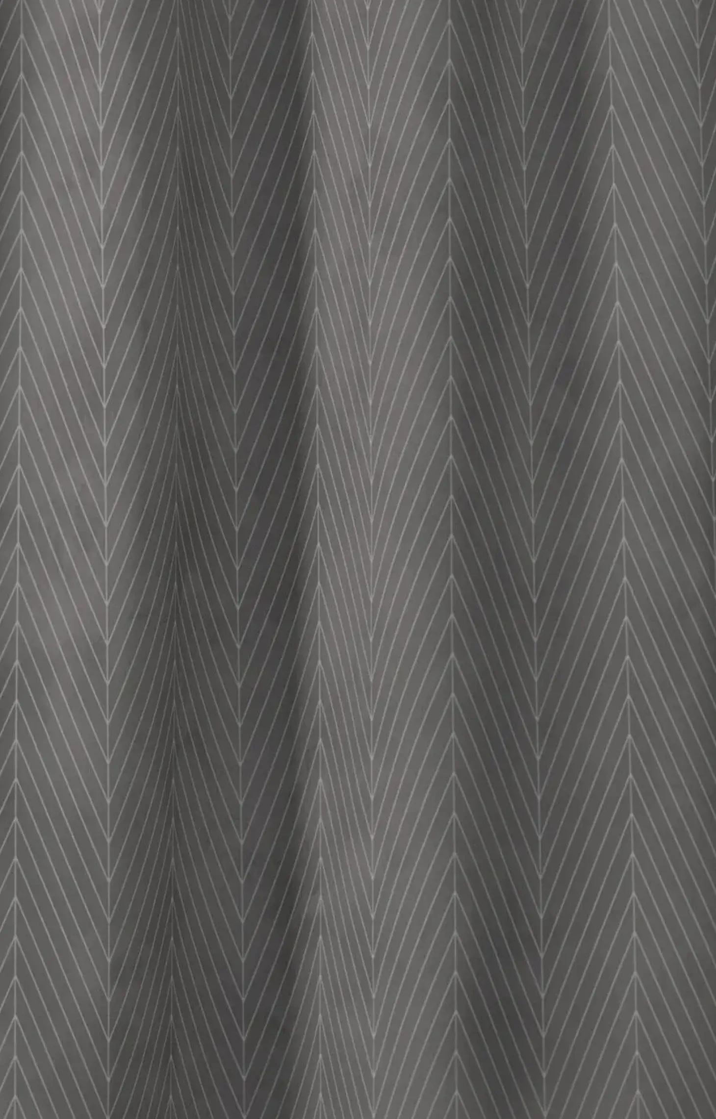 Compliments - Badeforhæng - Pine shower curtain w/tape 200 cm - Mørk grå