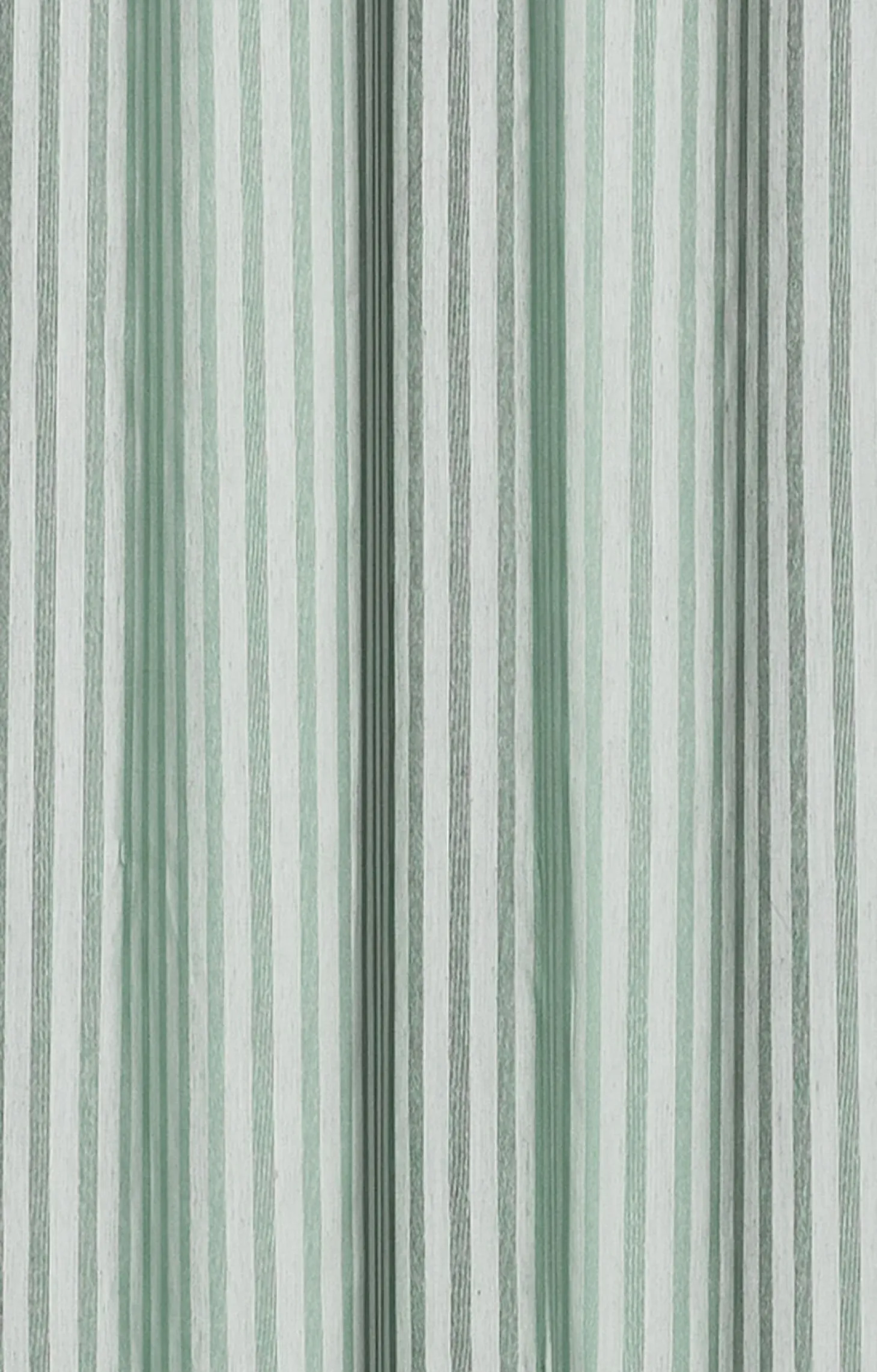 Compliments - Badeforhæng - Lines shower curtain w/tape 220 cm - Støvet grøn