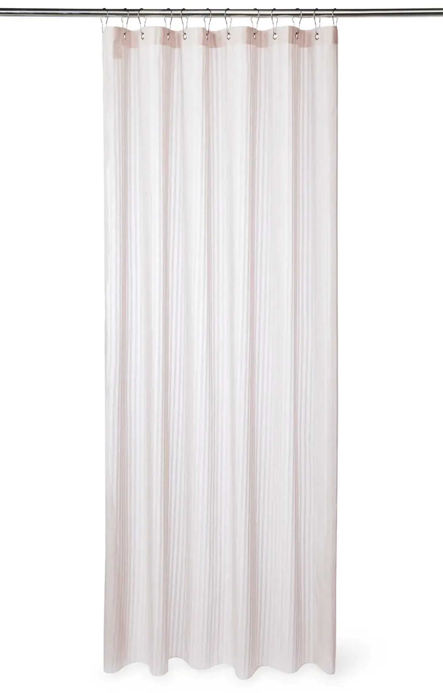 Compliments - Badeforhæng - Lines shower curtain w/eyelets 200 cm - Rose
