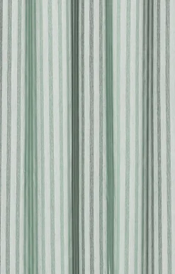 Compliments - Badeforhæng - Lines shower curtain w/tape 200 cm - Støvet grøn