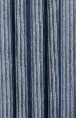 Compliments - Badeforhæng - Lines shower curtain w/tape 200 cm - Mørk blå
