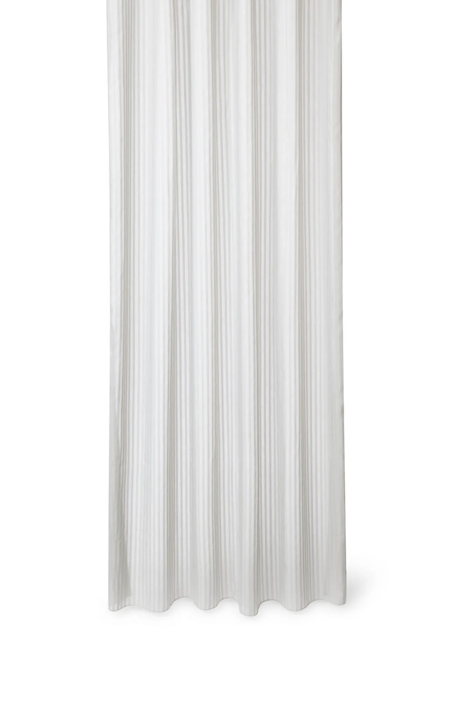 Compliments - Badeforhæng - Lines shower curtain w/tape 220 cm - Mørk blå