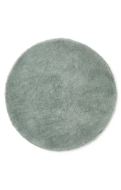 Compliments - Bademåtte - Loop Bath Mat dia. 75 cm - Støvet grøn