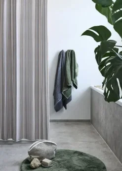 Compliments - Bademåtte - Loop Bath Mat dia. 75 cm - Skovgrøn