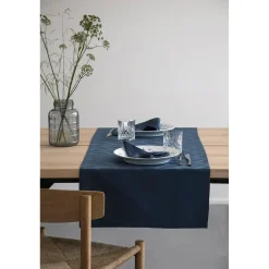 Compliments - Bordløber - Ice Damask 50x140 cm - Blå