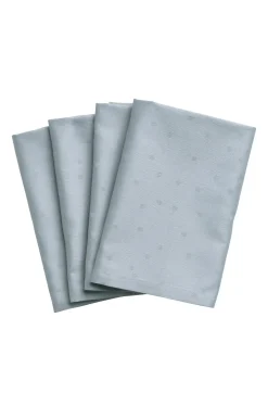 Compliments - Confetti Damask Napkin 45x45 cm - 4 Pack - Mineral blue