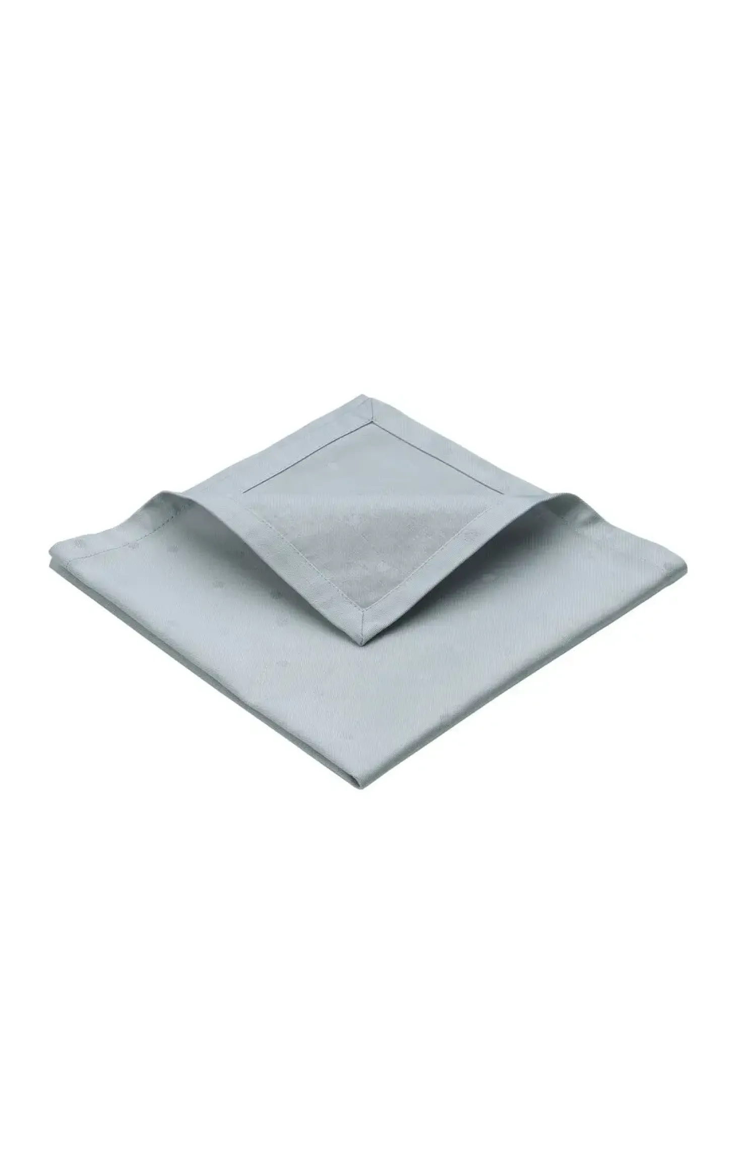 Compliments - Confetti Damask Napkin 45x45 cm - 4 Pack - Mineral blue