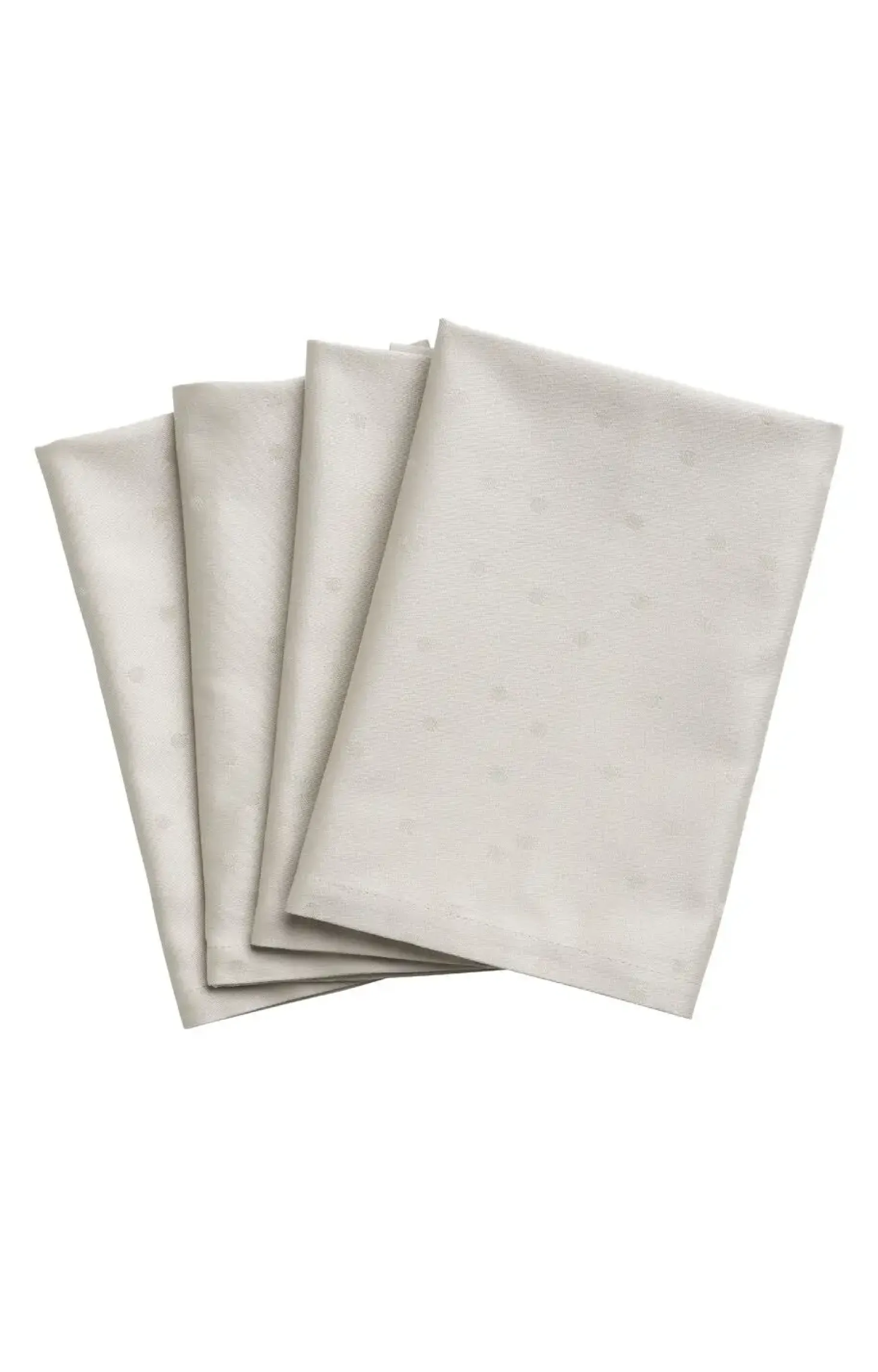 Compliments - Confetti Damask Napkin 45x45 cm - 4 Pack - Moon