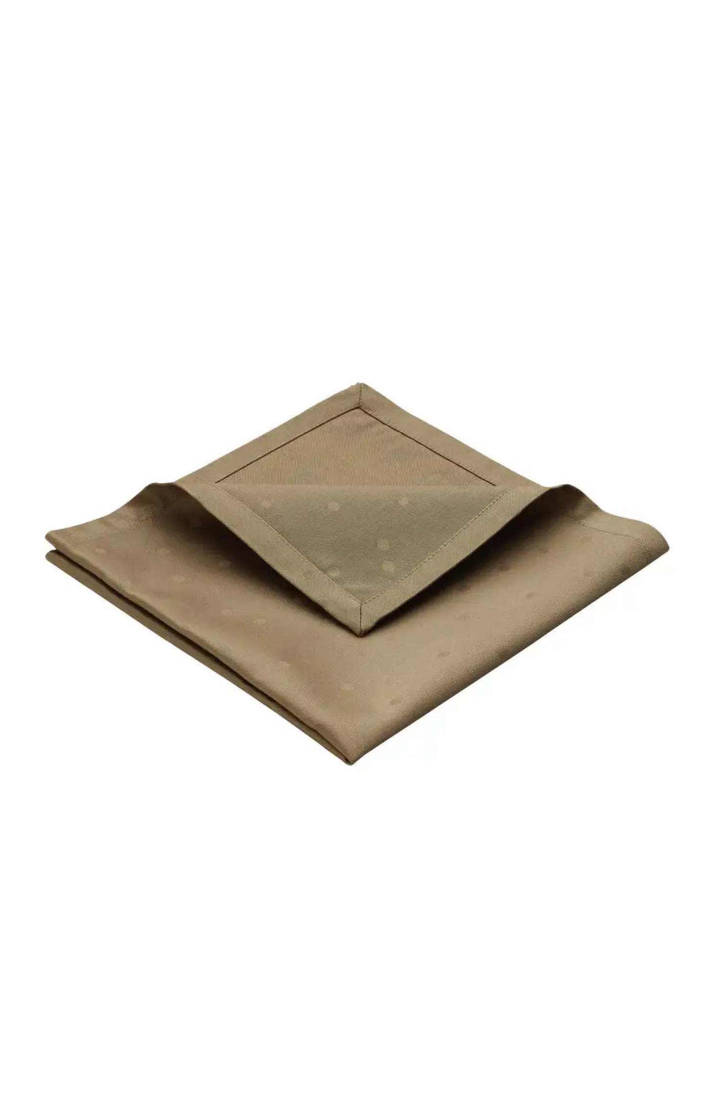 Compliments - Confetti Damask Napkin 45x45 cm - 4 Pack - Valnød