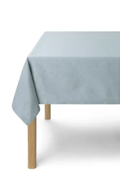 Compliments - Confetti Damask Table Cloth 150x250 cm - Mineral blue