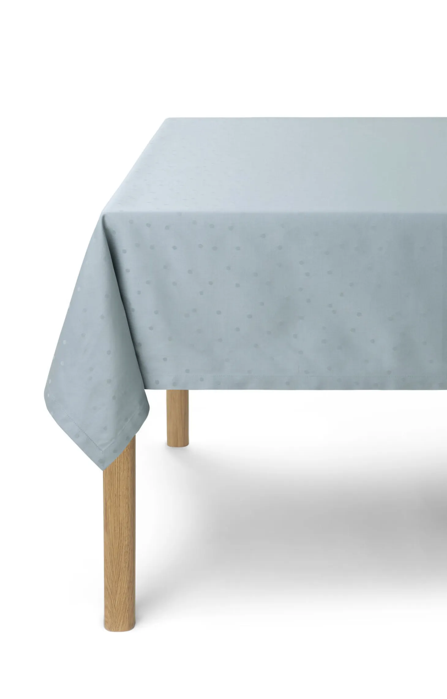 Compliments - Confetti Damask Table Cloth 150x250 cm - Mineral blue