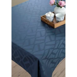 Compliments - Dug - Ice Damask 160x320 cm - Blå