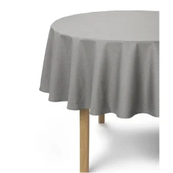 Compliments - Dug - Tile Damask Table Cloth dia. 200 cm - Sølv grå