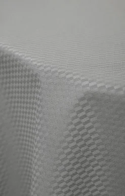 Compliments - Dug - Tile Damask Table Cloth dia. 200 cm - Sølv grå