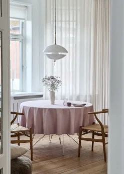 Compliments - Dug - Tile Damask Table Cloth dia. 200 cm - Ash rose