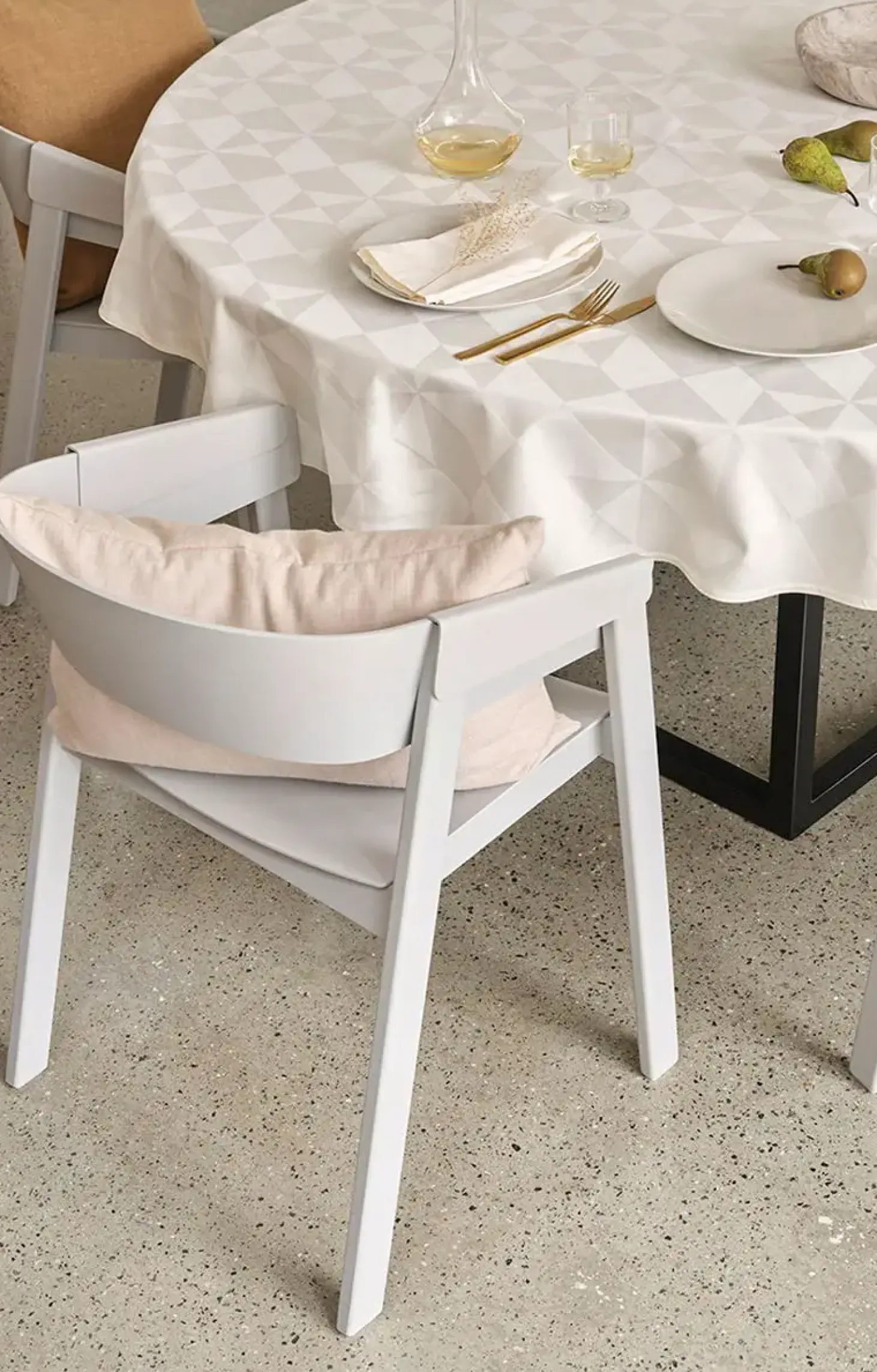 Compliments - Dug - Wind Damask dia. 180 cm - Cream