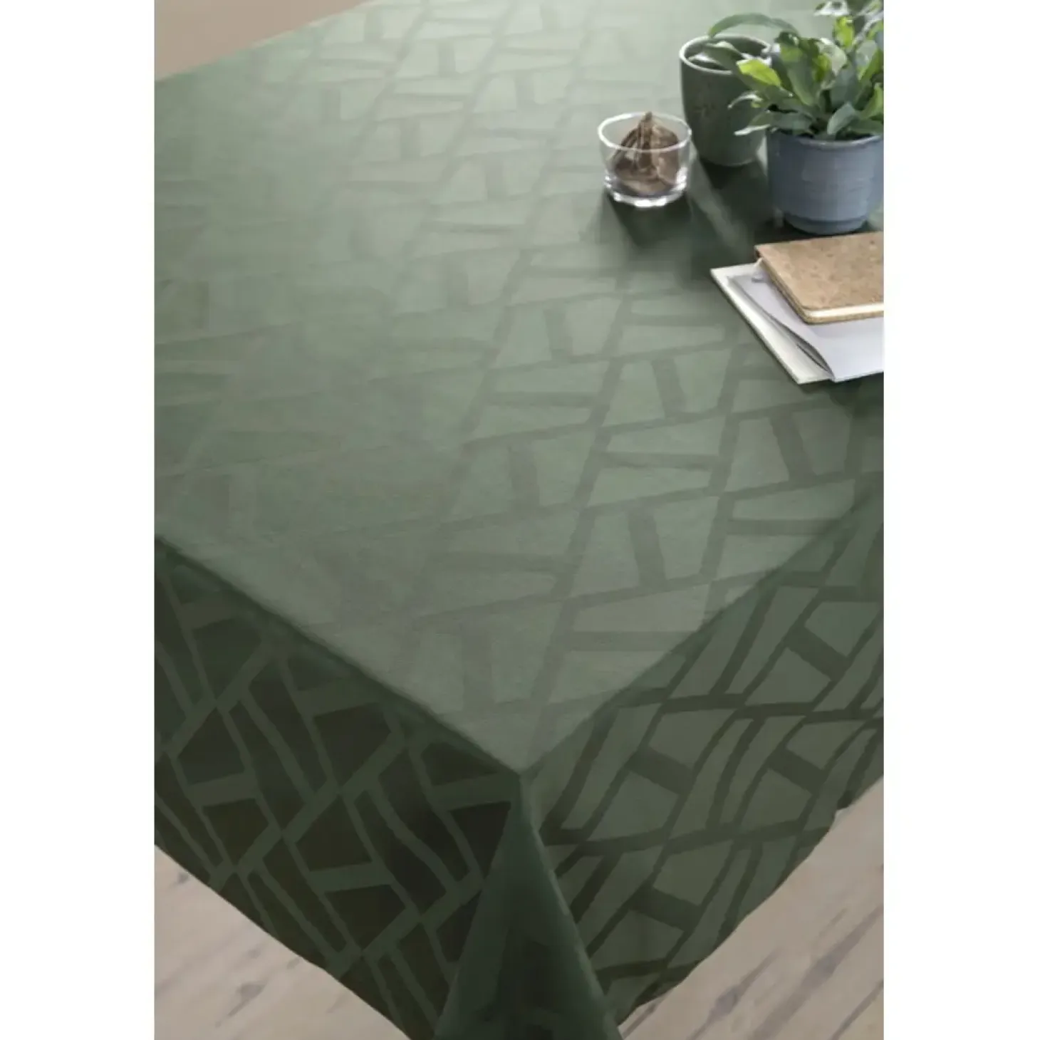 Compliments - Ice borddug - 140x320 cm - Green