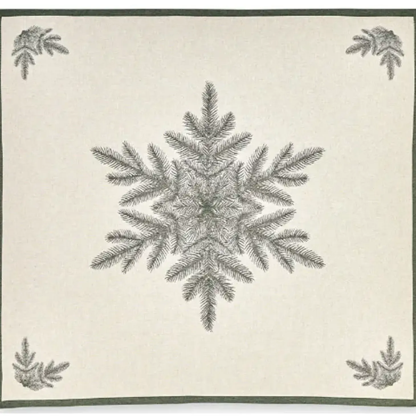 Compliments - Juletræstæppe - Baum Christmas Rug - Grøn - 130x130 cm
