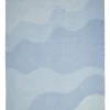 Compliments - Plaid - Waves Throw - 140x200 cm - Mineral blue