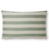 Compliments - Pudebetræk Outdoor Stripe 40x60 cm - Grøn