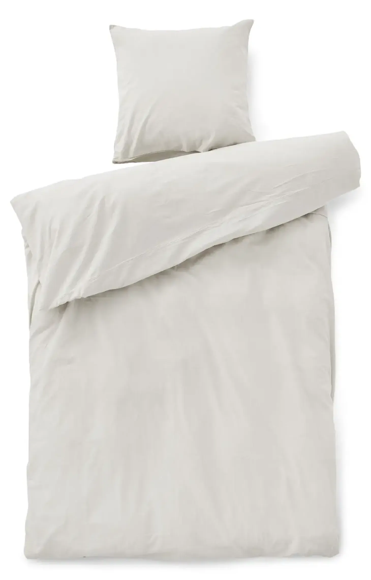 Compliments - Sengetøj - Stone Bed Linen 140x200/60x63 cm - Moon