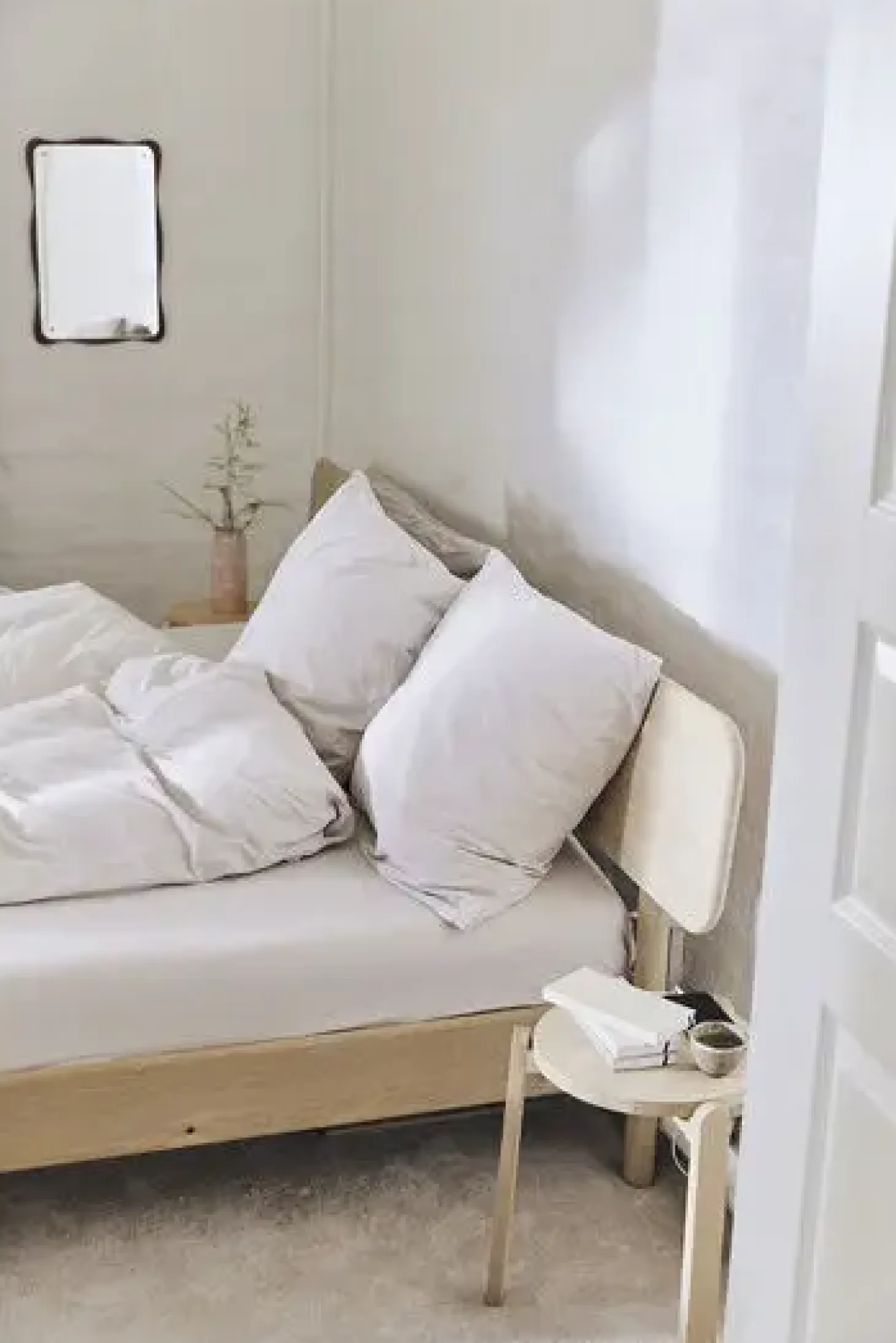 Compliments - Sengetøj - Stone Bed Linen 140x200/60x63 cm - Moon