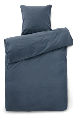 Compliments - Sengetøj - Stone Bed Linen 140x220/60x63 cm - Mørk blå