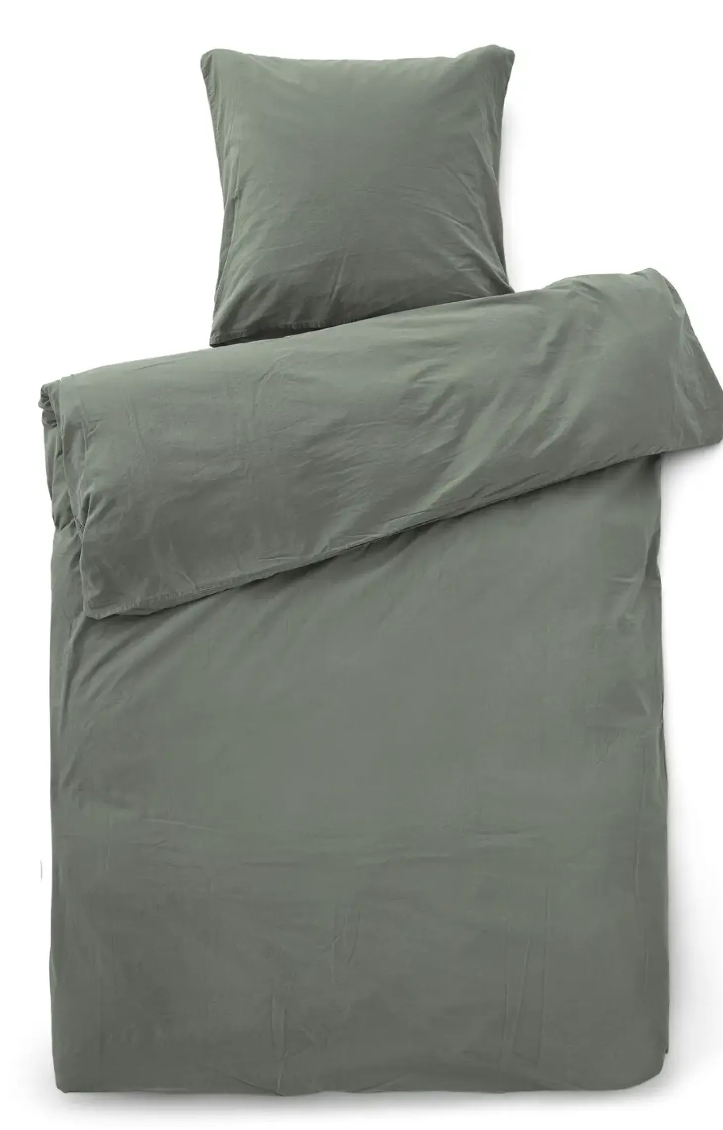 Compliments - Sengetøj - Stone Bed Linen 140x220/60x63 cm - Grå