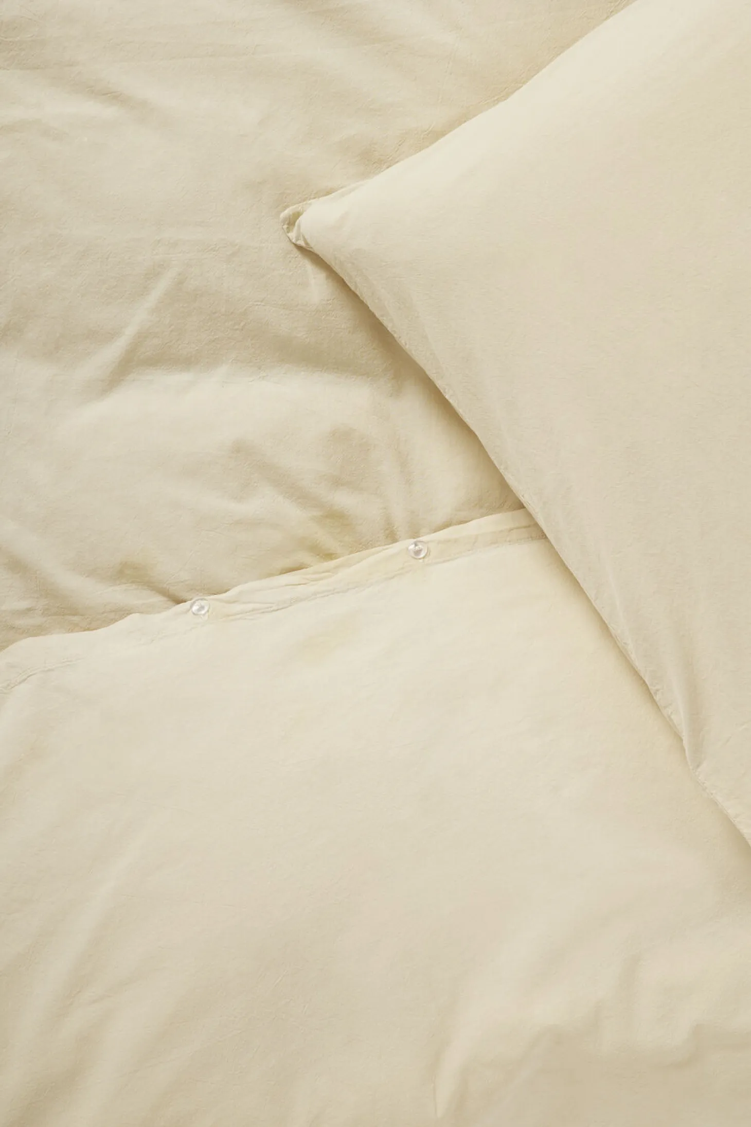 Compliments - Sengetøj - Stone Bed Linen 140x220/60x63 cm - Champagne