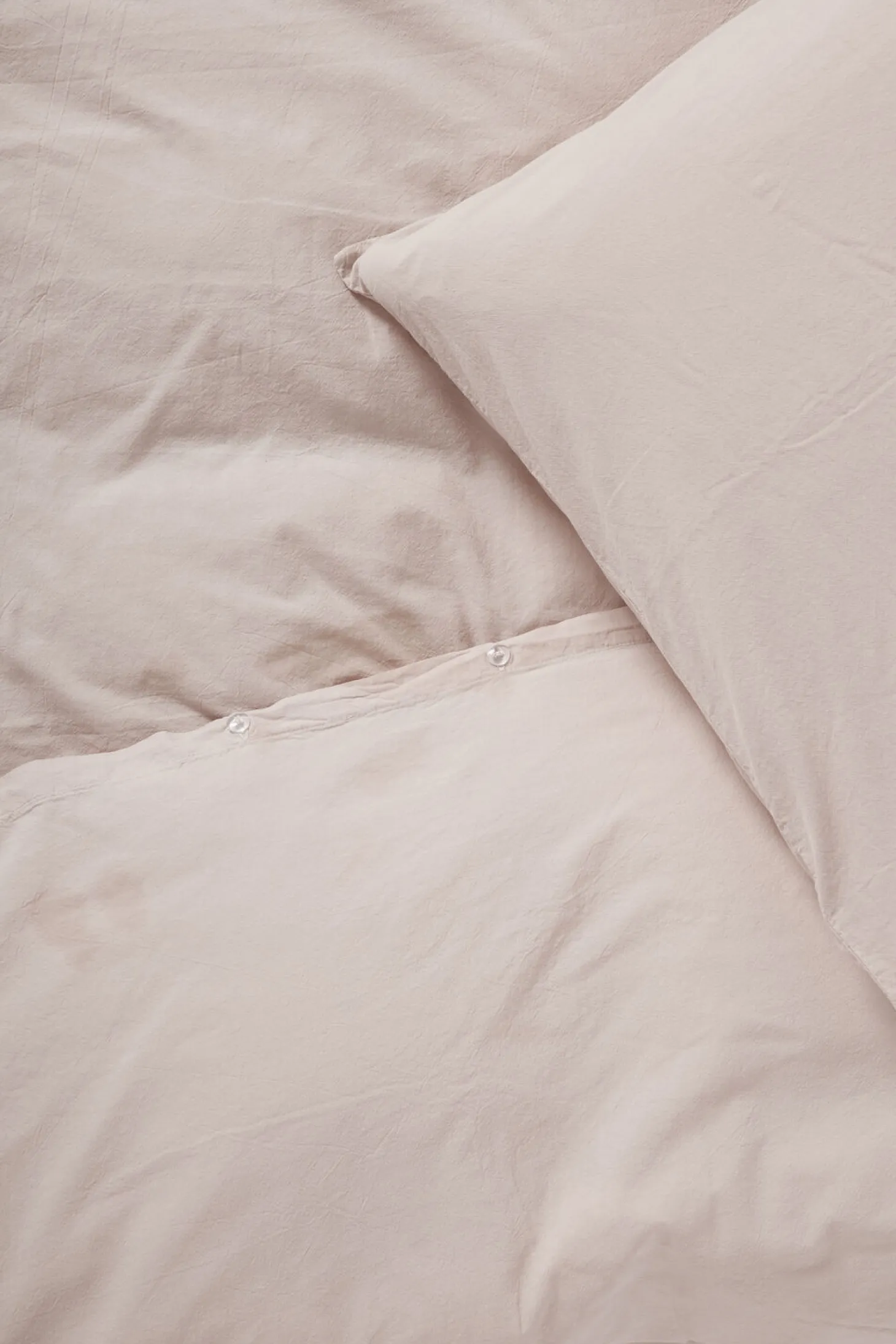 Compliments - Sengetøj - Stone Bed Linen 200x220/60x63 (2) cm - Rose