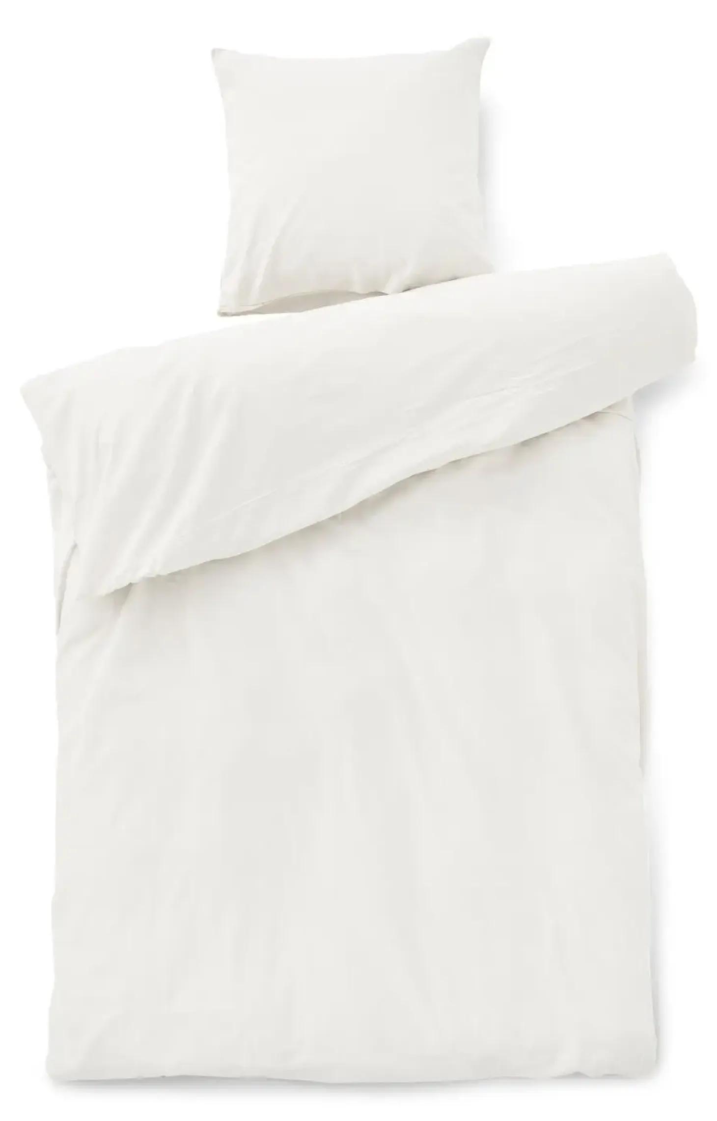 Compliments - Sengetøj - Stone Bed Linen 140x220/60x63 cm - Hvid