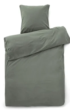 Compliments - Sengetøj - Stone Bed Linen 200x200/60x63 (2) cm - Mørk grå