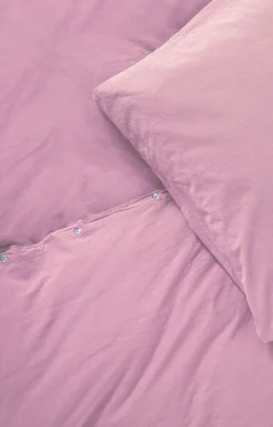 Compliments - Sengetøj - Stone Bed Linen 140x200/60x63 cm - Pink Sky