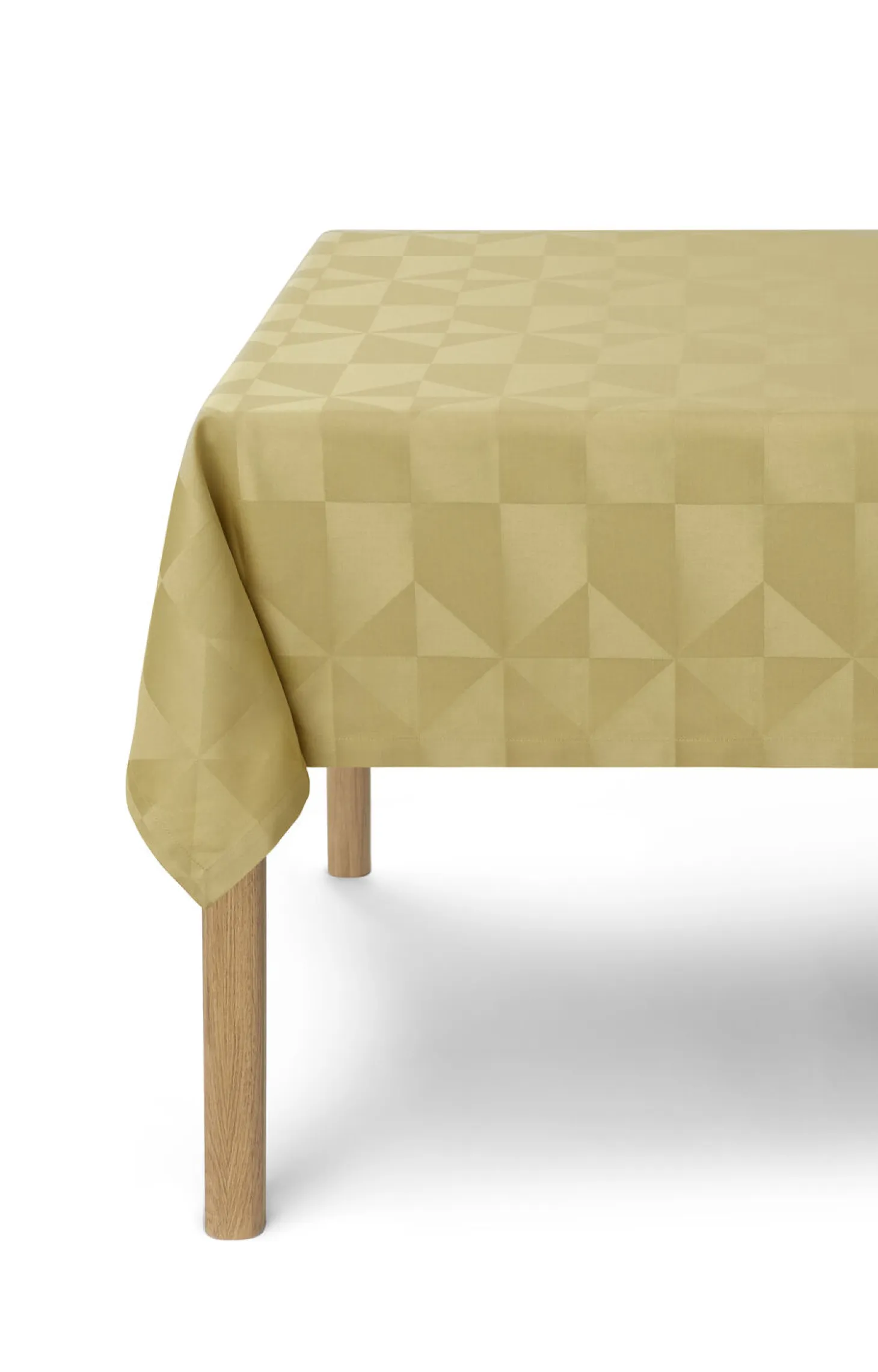 Compliments - Wind Damask Table Cloth 150x250 cm - Messing