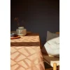 Compliments -borddug Ice - 140x270 cm - Rust farvet - Damask dug