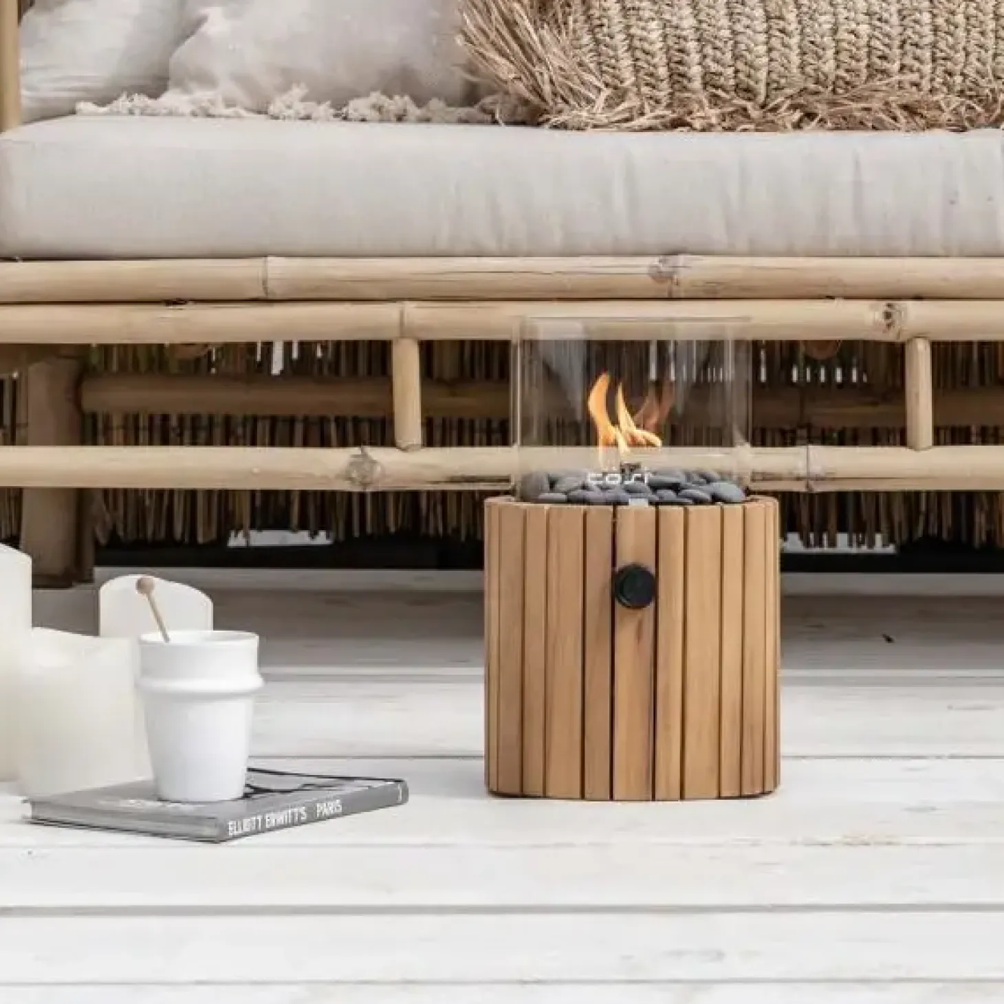 Cosi Fires - Timber Gaslanterne - teak