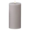 Cozy Living - LED Rustik stearinlys STEN - D10 H20 cm.