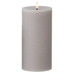 Cozy Living - LED Rustik stearinlys STEN - D10 H20 cm.
