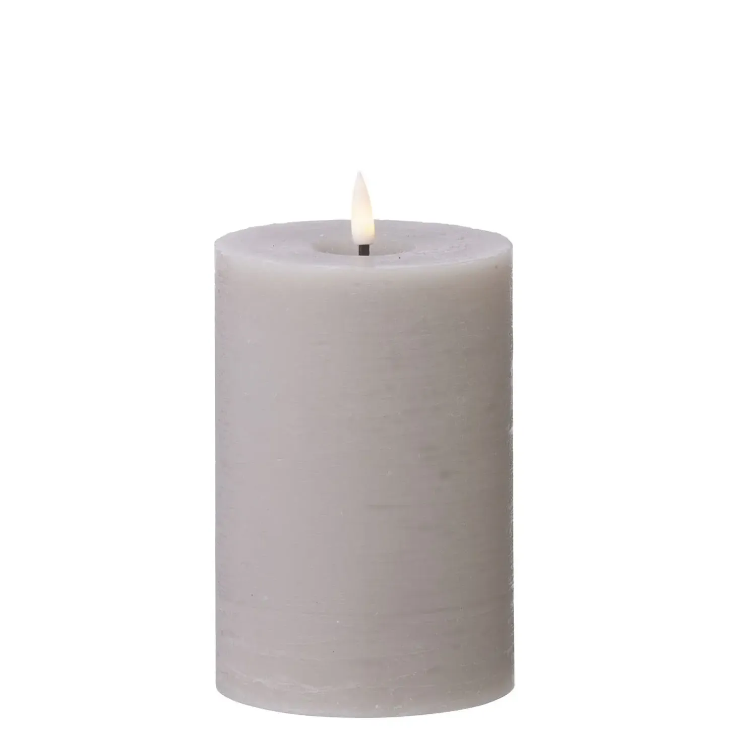 Cozy Living - LED Rustik stearinlys STEN - D10 H15 cm.