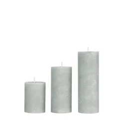 Cozy Living - Rustikt lys - PERLEGRÅ - Ø7 x h10