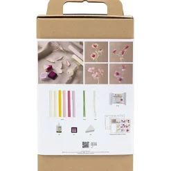Creativ Company - DIY Kit Crepepapir, pastelfarver, Blomst, 1 pk.