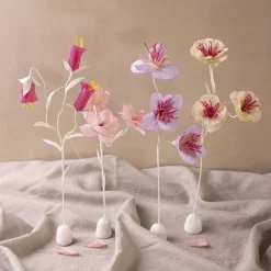 Creativ Company - DIY Kit Crepepapir, pastelfarver, Blomst, 1 pk.