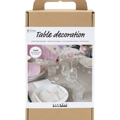 Creativ Company - DIY Kit Bordpynt, pastelfarver, 1 pk.