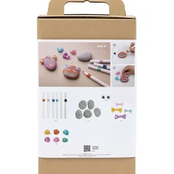 Creativ Company - DIY Kit Stendekoration, ass. farver, Monster, 1 pk.