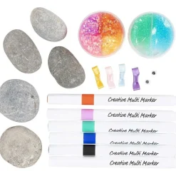 Creativ Company - DIY Kit Stendekoration, ass. farver, Monster, 1 pk.