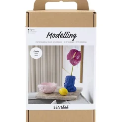 Creativ Company - DIY Kit Modellering, Vase og skål, 1 pk.