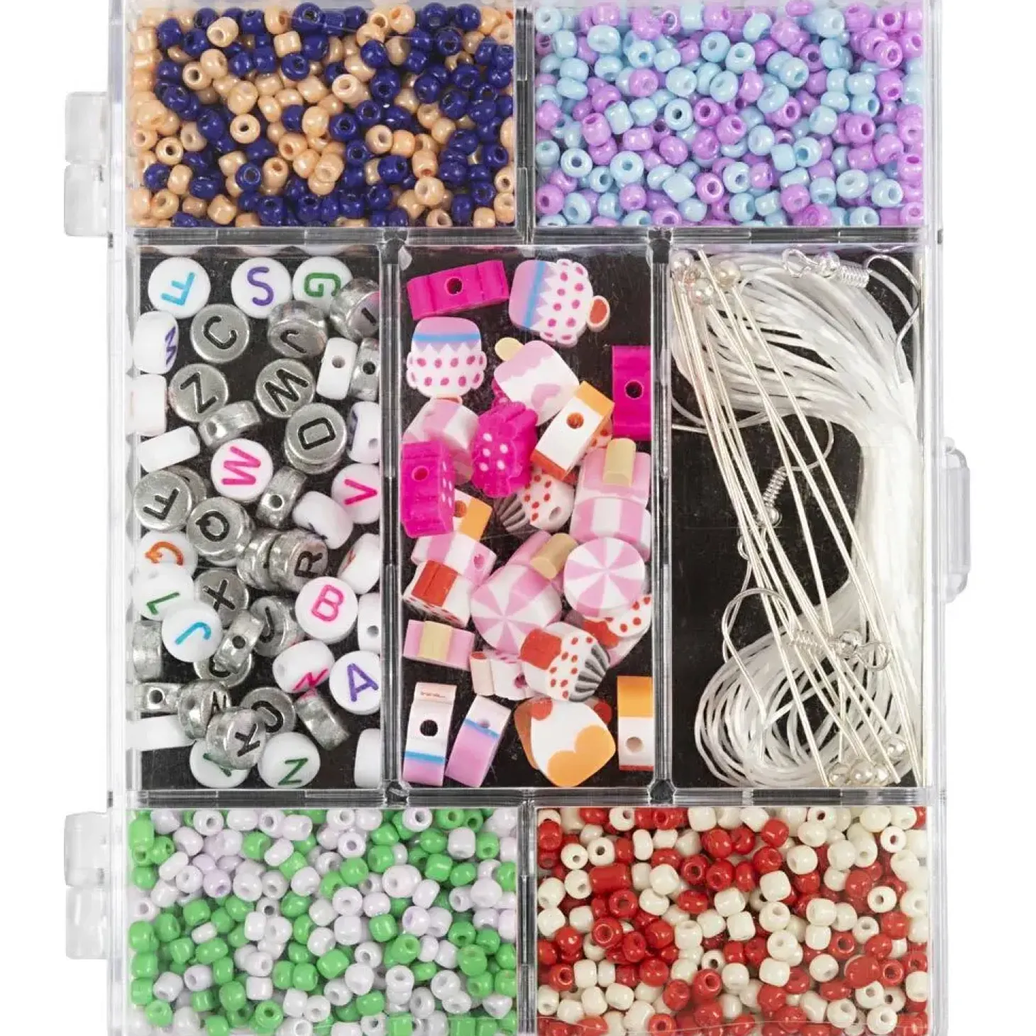 Creativ Company - DIY Mix Smykker, pastelfarver, Slikmix, 1 pk.