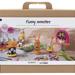Creativ Company - Maxi DIY Mix Sjove Monstre, ass. farver, 1 pk.