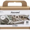 Creativ Company - Mini DIY Kit Macramé, off white, Servietring, 1 pk.