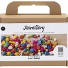 Creativ Company - Mini DIY Mix Perle Smykker, glade farver, 1 pk.